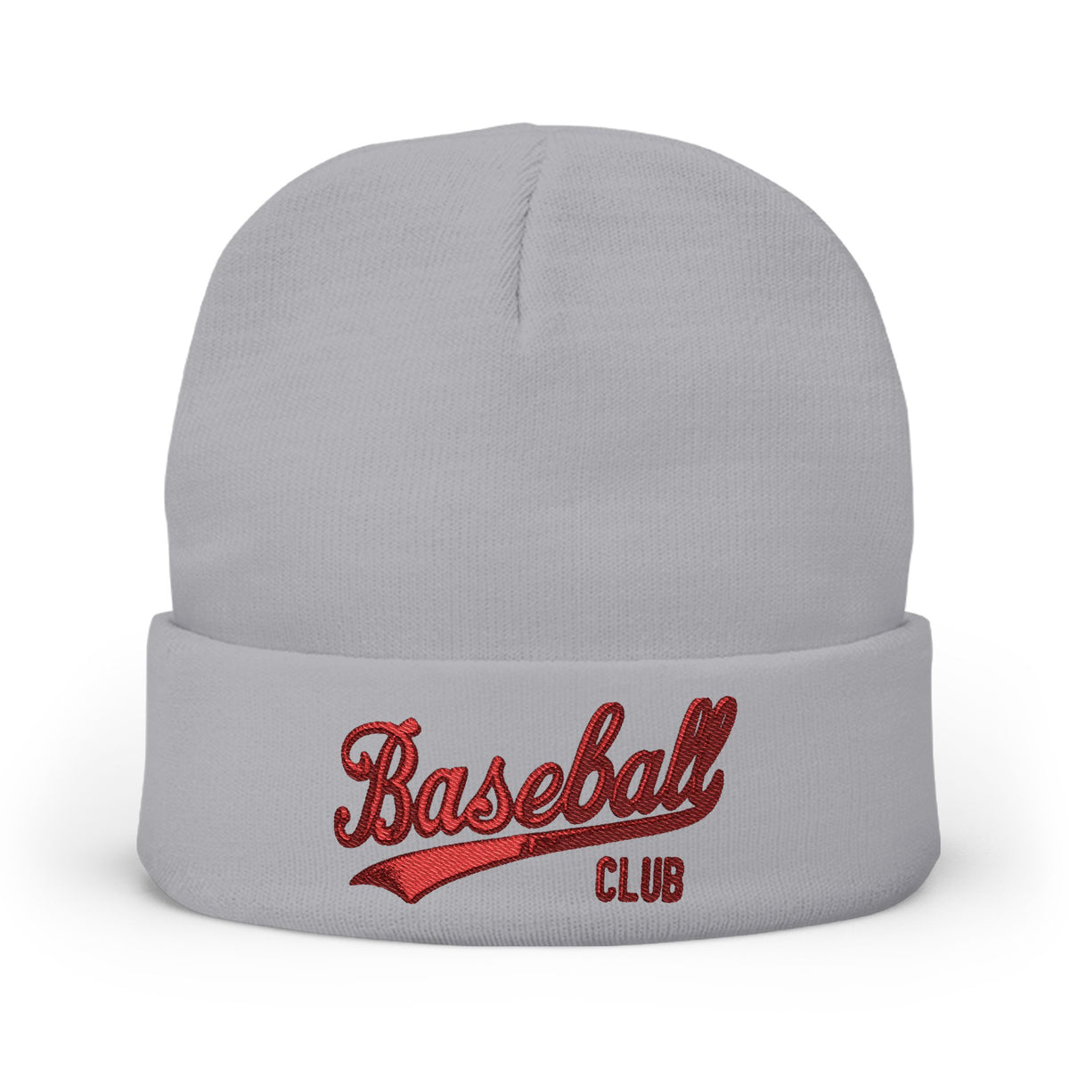 Stylish Knit Beanie with Baseball Club Embroidery | Cozy Cap for Sports Lovers, Winter Accessory, Perfect Gift