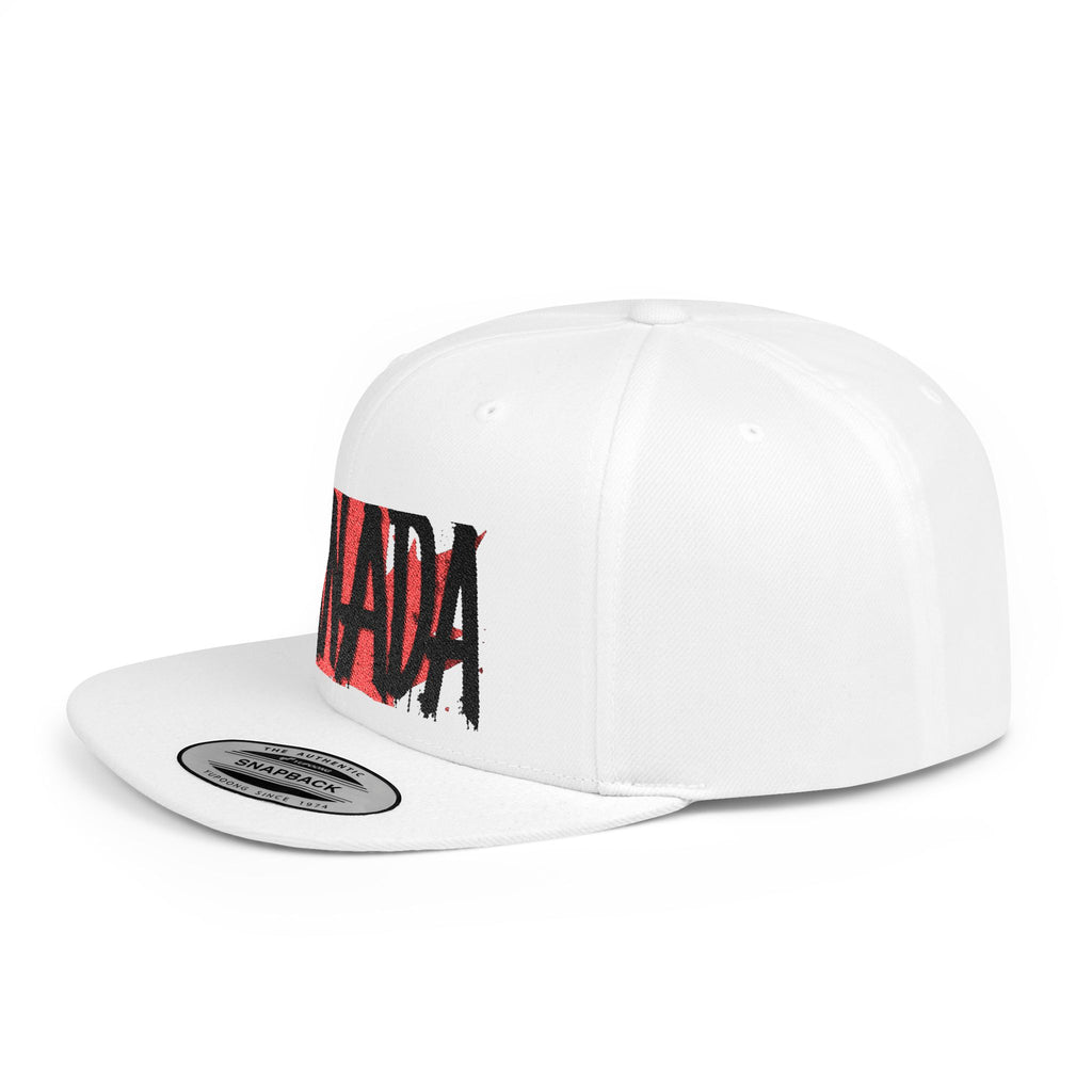 Canada Flat Bill Snapback Cap, Trendy Canada Hat, Stylish Gift, casquette
