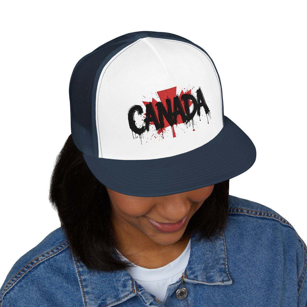 Canada Embroidered 5 Panel Trucker Cap, Casual Cap, Adjustable Hat, Outdoor Accessory, Canadian Pride Apparel, Gift for Him, casquette