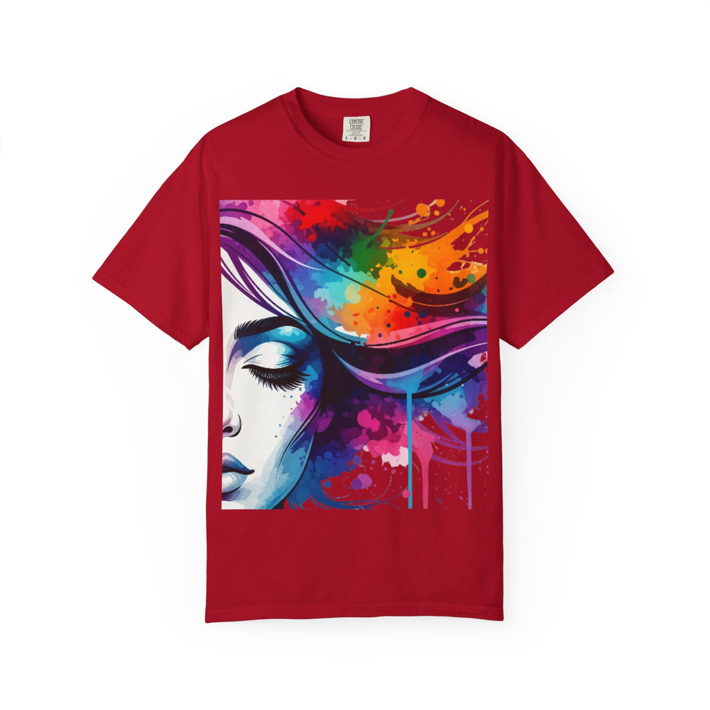 Vibrant Artistic T-Shirt for Creative Souls, Unisex Graphic Tee, Colorful Art Apparel, Perfect Gift for Art Lovers, Summer Fashion