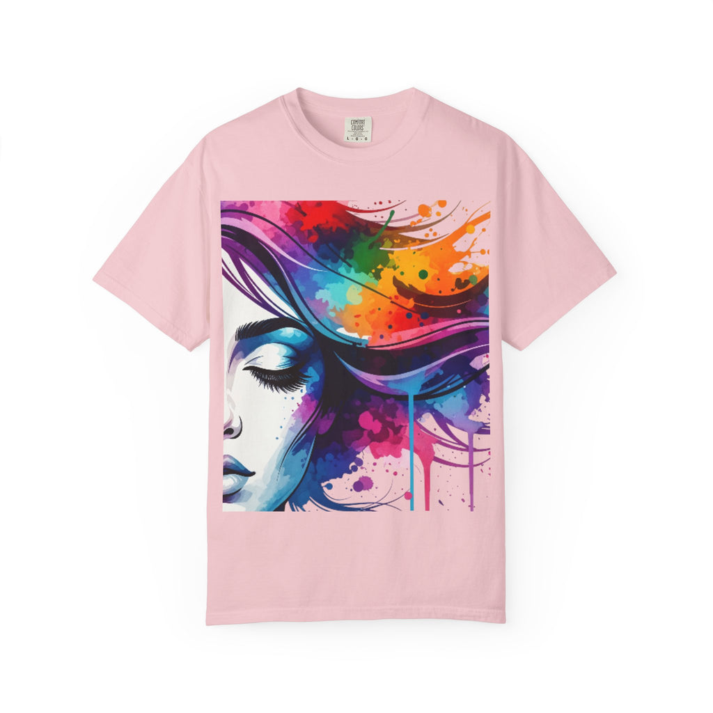 Vibrant Artistic T-Shirt for Creative Souls, Unisex Graphic Tee, Colorful Art Apparel, Perfect Gift for Art Lovers, Summer Fashion