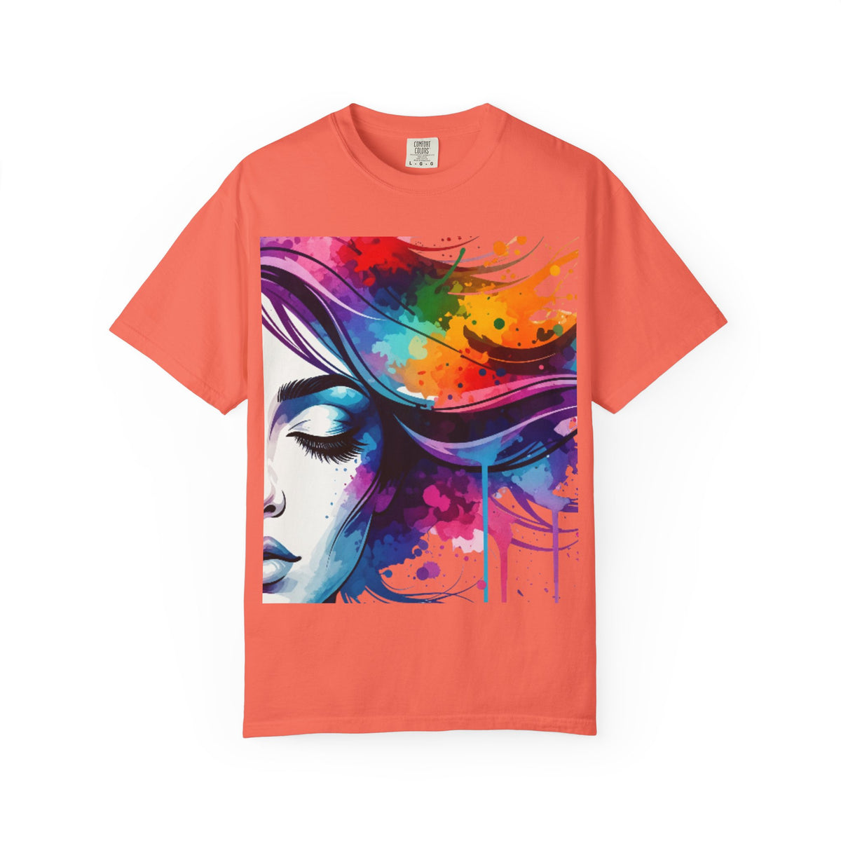 Vibrant Artistic T-Shirt for Creative Souls, Unisex Graphic Tee, Colorful Art Apparel, Perfect Gift for Art Lovers, Summer Fashion