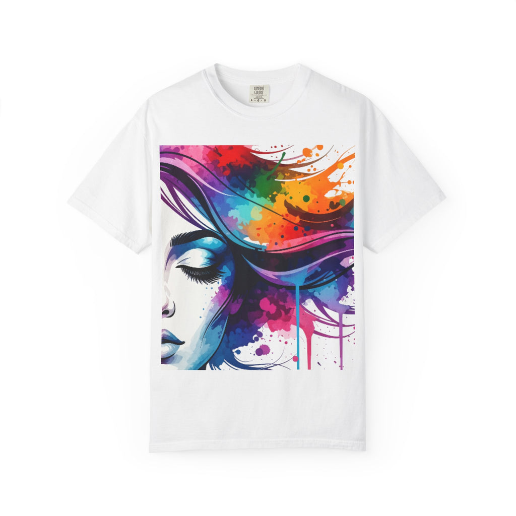 Vibrant Artistic T-Shirt for Creative Souls, Unisex Graphic Tee, Colorful Art Apparel, Perfect Gift for Art Lovers, Summer Fashion