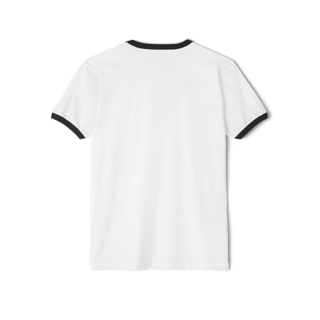 Never Run Unisex Cotton Ringer T-Shirt, Casual Tee, Motivational Shirt, Gift for Runners, Fitness Wear, Workout Clothing