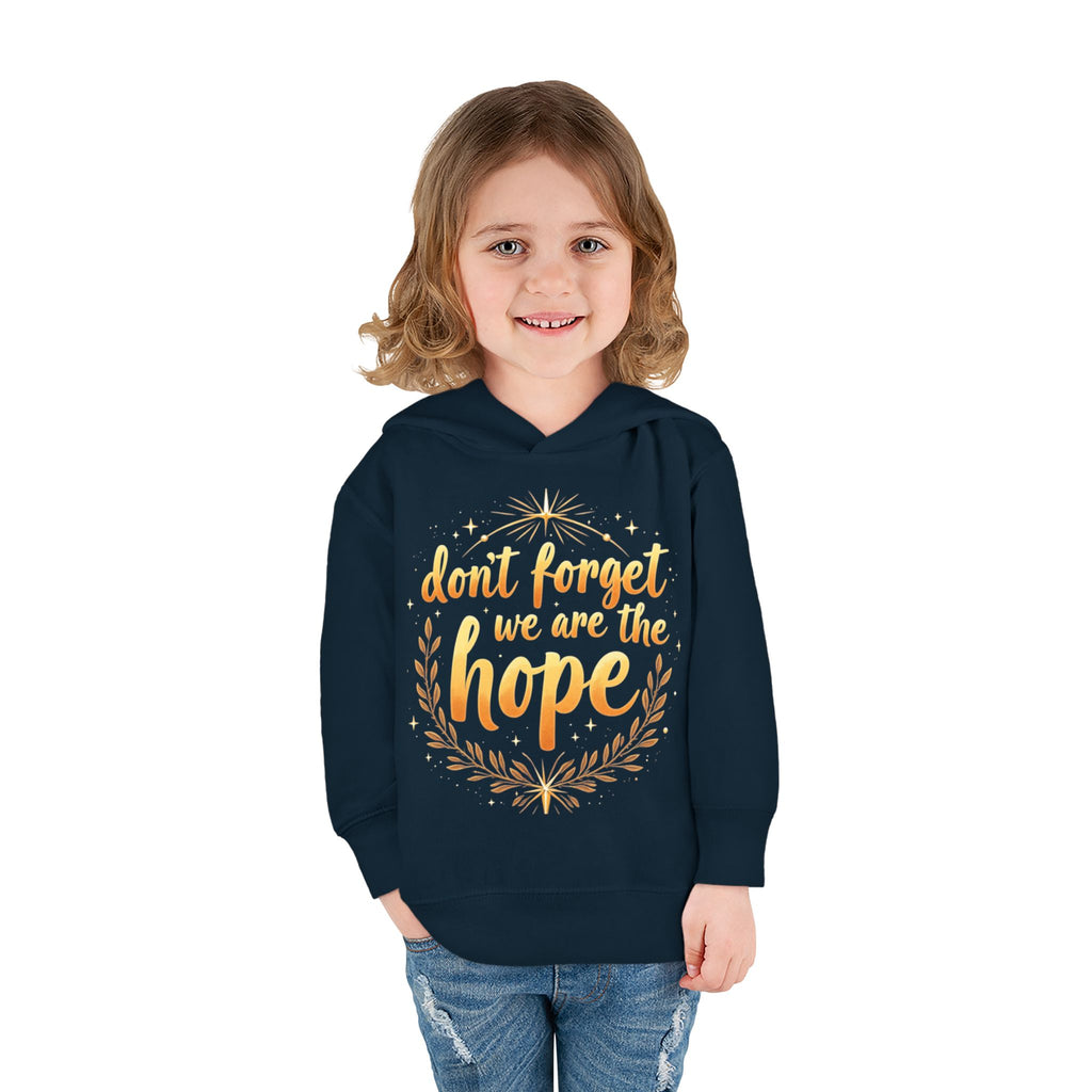 Hopeful Toddler Pullover Fleece Hoodie, Cute Youth Sweatshirt, Inspirational Kids Gear, Cozy Children’s Apparel, Perfect Gift for Birthdays