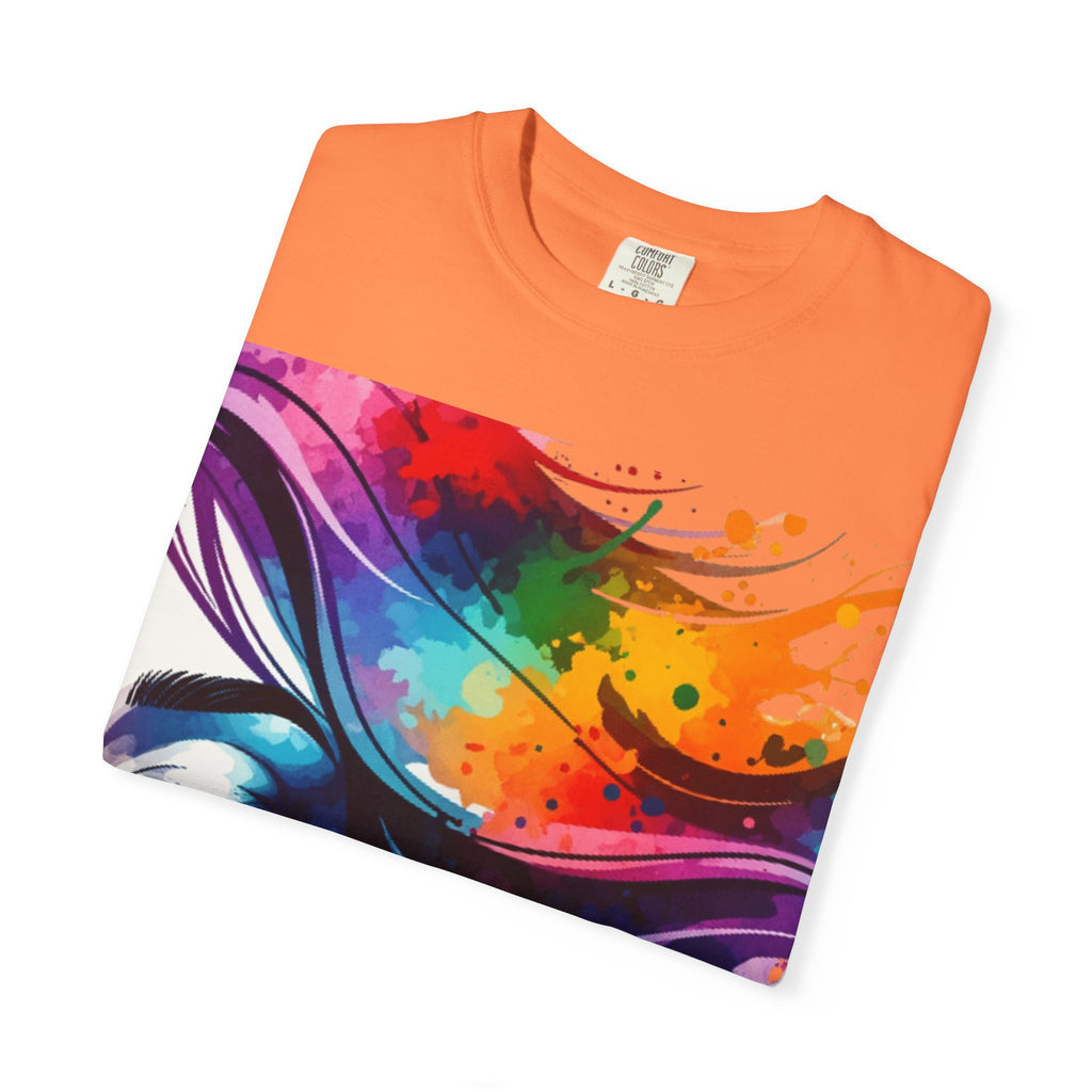 Vibrant Artistic T-Shirt for Creative Souls, Unisex Graphic Tee, Colorful Art Apparel, Perfect Gift for Art Lovers, Summer Fashion