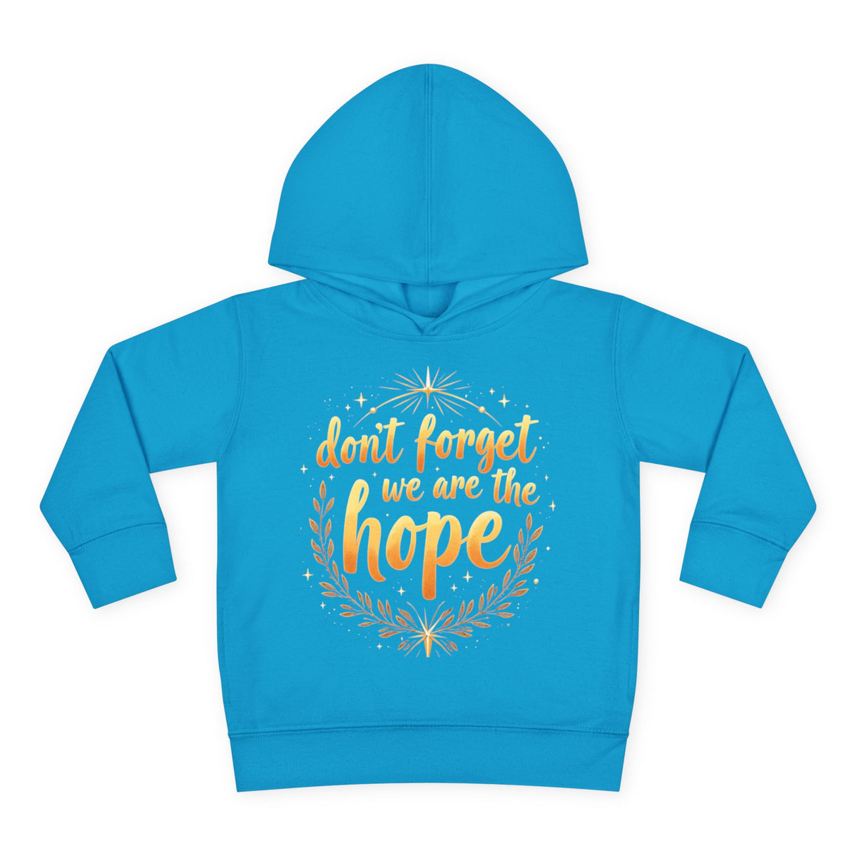 Hopeful Toddler Pullover Fleece Hoodie, Cute Youth Sweatshirt, Inspirational Kids Gear, Cozy Children’s Apparel, Perfect Gift for Birthdays