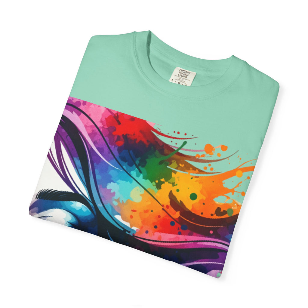 Vibrant Artistic T-Shirt for Creative Souls, Unisex Graphic Tee, Colorful Art Apparel, Perfect Gift for Art Lovers, Summer Fashion
