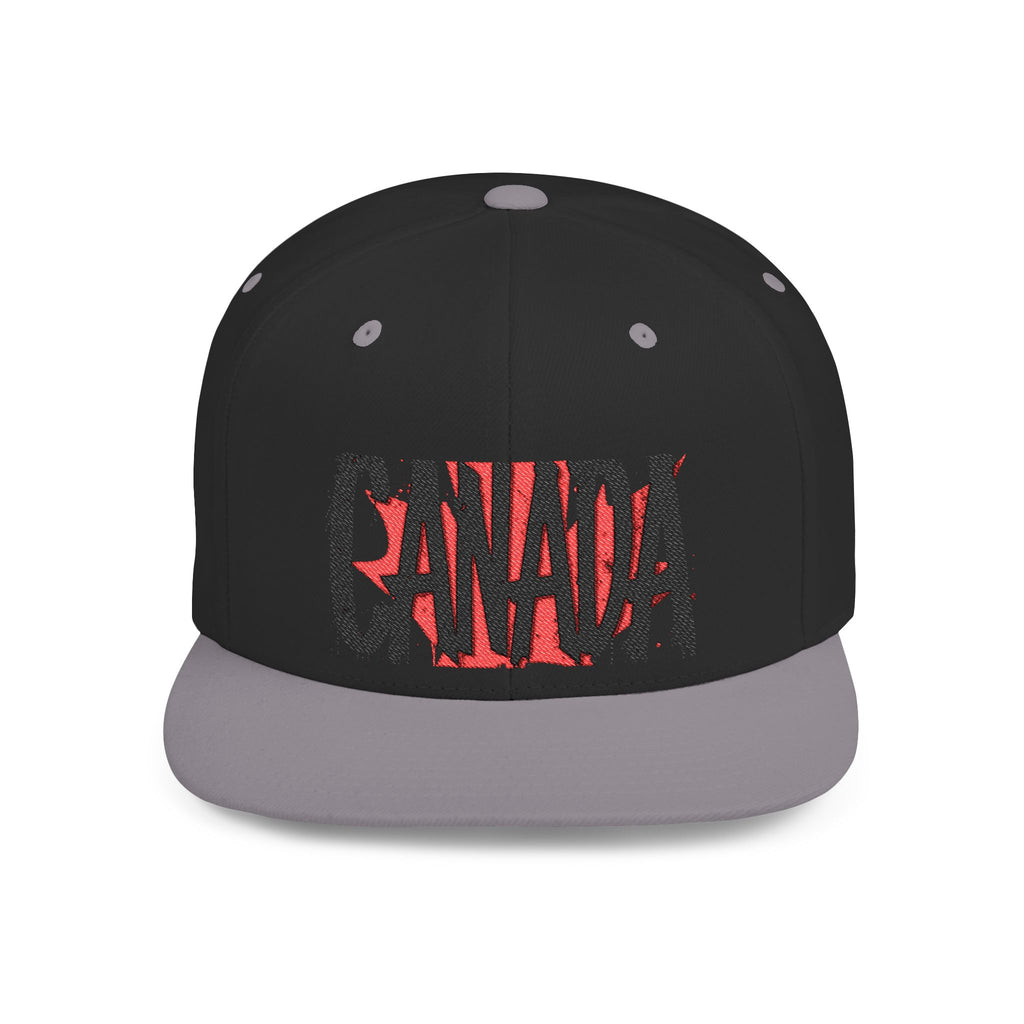 Canada Flat Bill Snapback Cap, Trendy Canada Hat, Stylish Gift, casquette