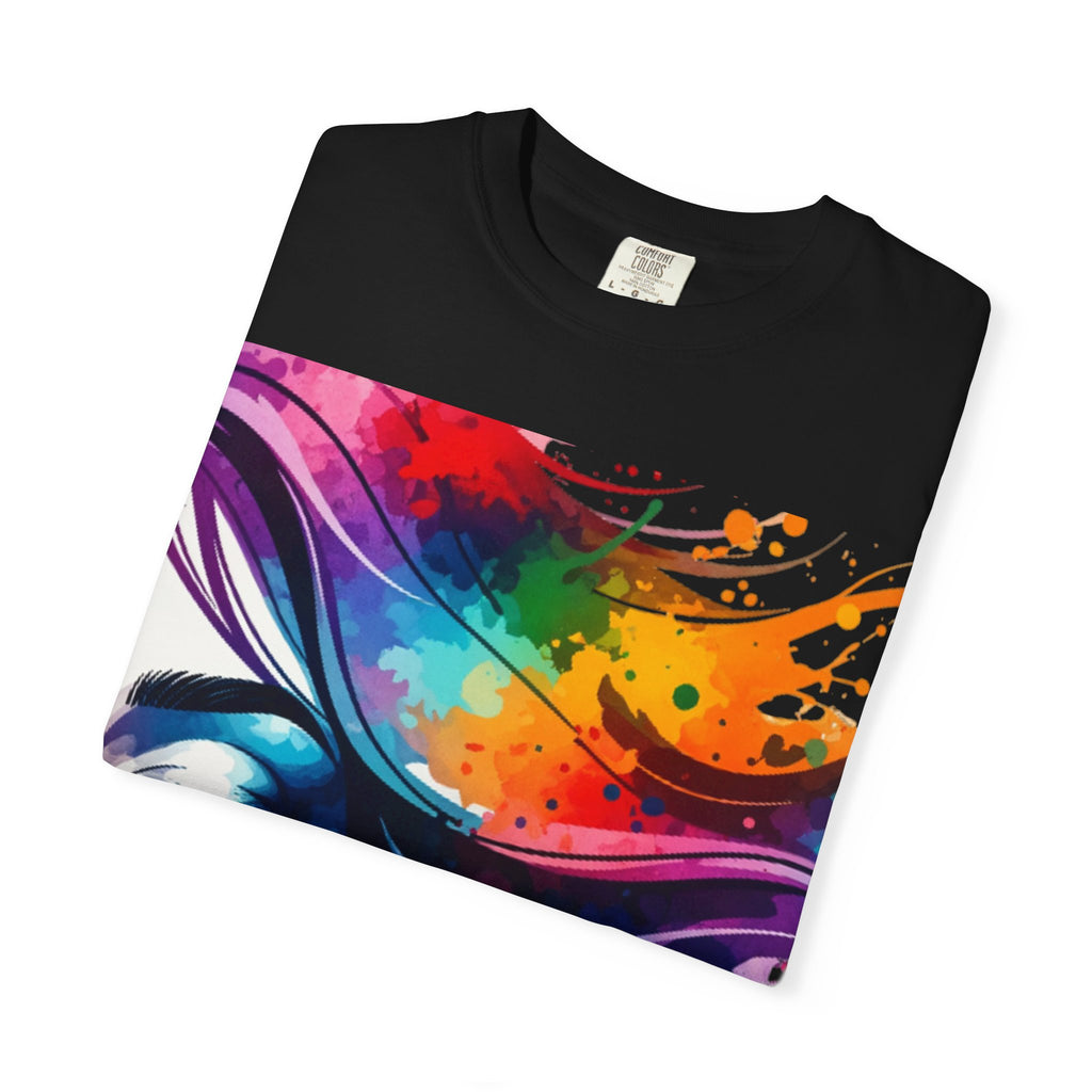 Vibrant Artistic T-Shirt for Creative Souls, Unisex Graphic Tee, Colorful Art Apparel, Perfect Gift for Art Lovers, Summer Fashion
