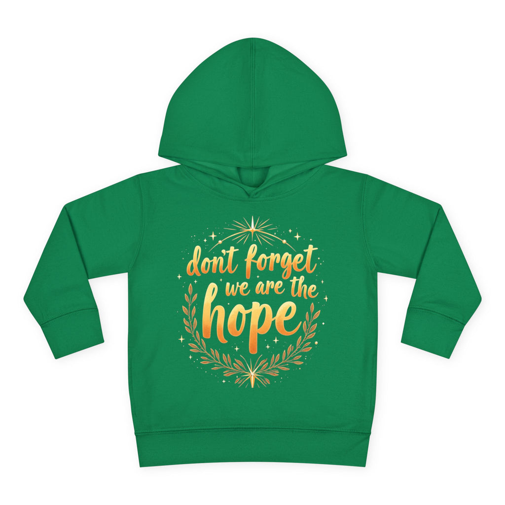 Hopeful Toddler Pullover Fleece Hoodie, Cute Youth Sweatshirt, Inspirational Kids Gear, Cozy Children’s Apparel, Perfect Gift for Birthdays