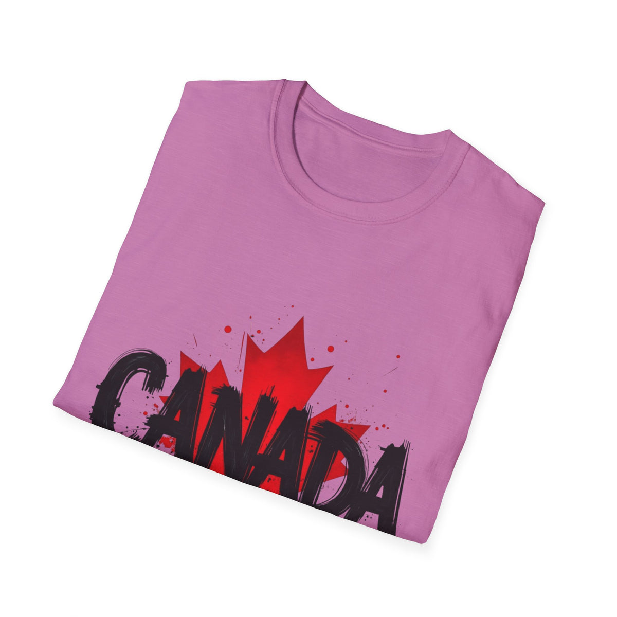 Canada Maple Leaf Unisex Softstyle T-Shirt | Canada Day, Canada Gift, Graphic Tee, Landscape Apparel, Travel Shirt
