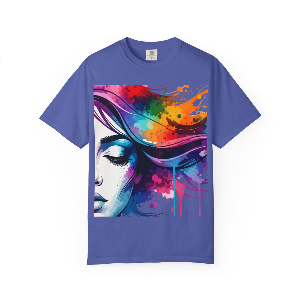 Vibrant Artistic T-Shirt for Creative Souls, Unisex Graphic Tee, Colorful Art Apparel, Perfect Gift for Art Lovers, Summer Fashion