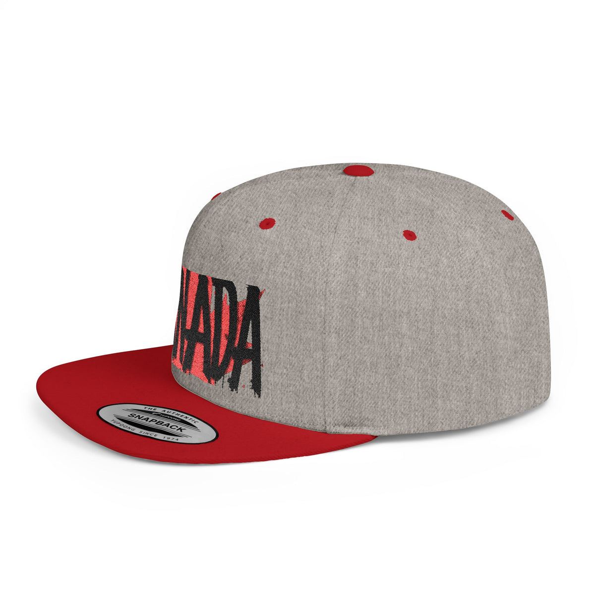 Canada Flat Bill Snapback Cap, Trendy Canada Hat, Stylish Gift, casquette