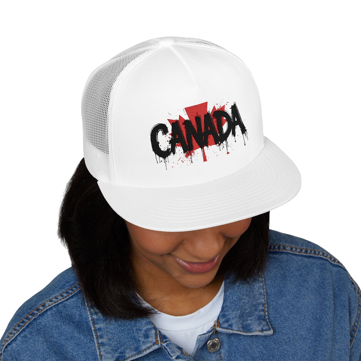 Canada Embroidered 5 Panel Trucker Cap, Casual Cap, Adjustable Hat, Outdoor Accessory, Canadian Pride Apparel, Gift for Him, casquette