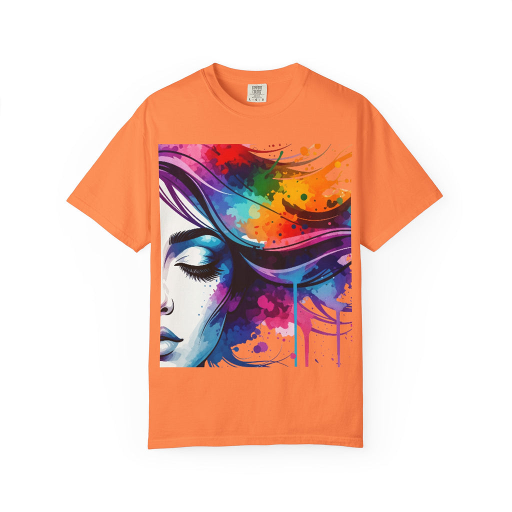 Vibrant Artistic T-Shirt for Creative Souls, Unisex Graphic Tee, Colorful Art Apparel, Perfect Gift for Art Lovers, Summer Fashion