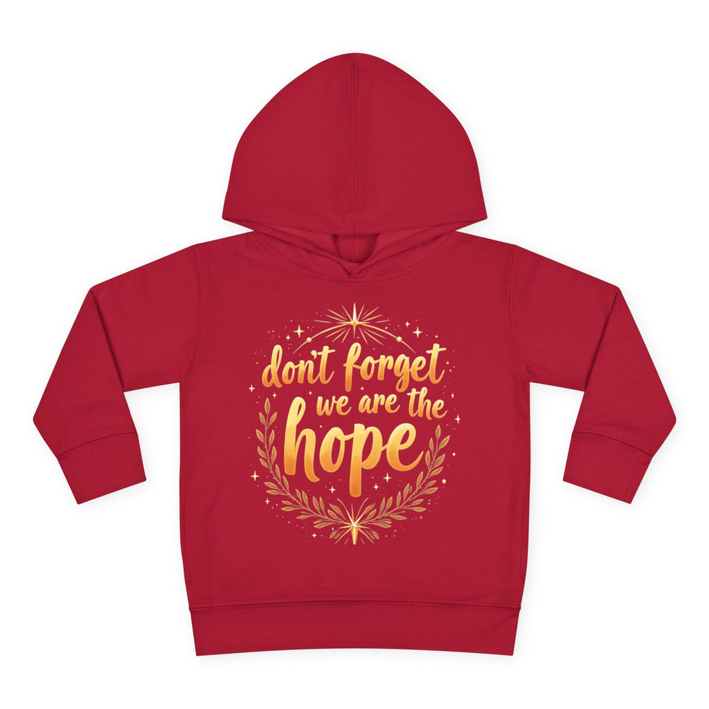 Hopeful Toddler Pullover Fleece Hoodie, Cute Youth Sweatshirt, Inspirational Kids Gear, Cozy Children’s Apparel, Perfect Gift for Birthdays