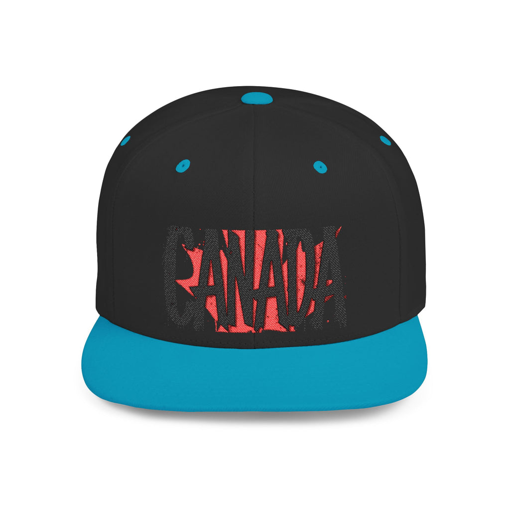 Canada Flat Bill Snapback Cap, Trendy Canada Hat, Stylish Gift, casquette