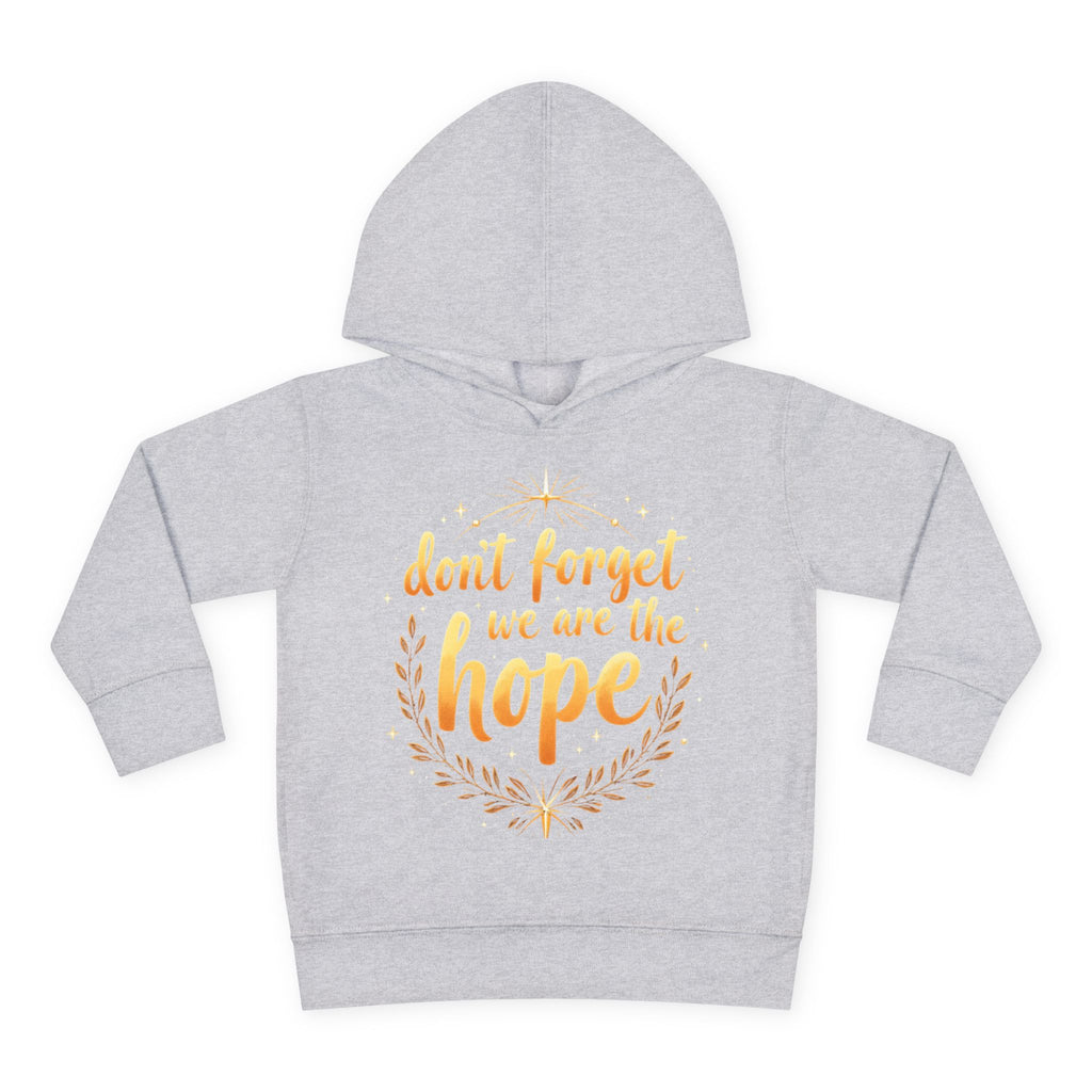 Hopeful Toddler Pullover Fleece Hoodie, Cute Youth Sweatshirt, Inspirational Kids Gear, Cozy Children’s Apparel, Perfect Gift for Birthdays