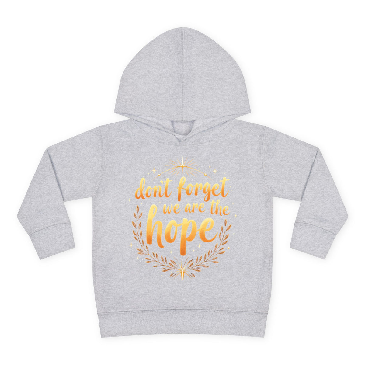 Hopeful Toddler Pullover Fleece Hoodie, Cute Youth Sweatshirt, Inspirational Kids Gear, Cozy Children’s Apparel, Perfect Gift for Birthdays