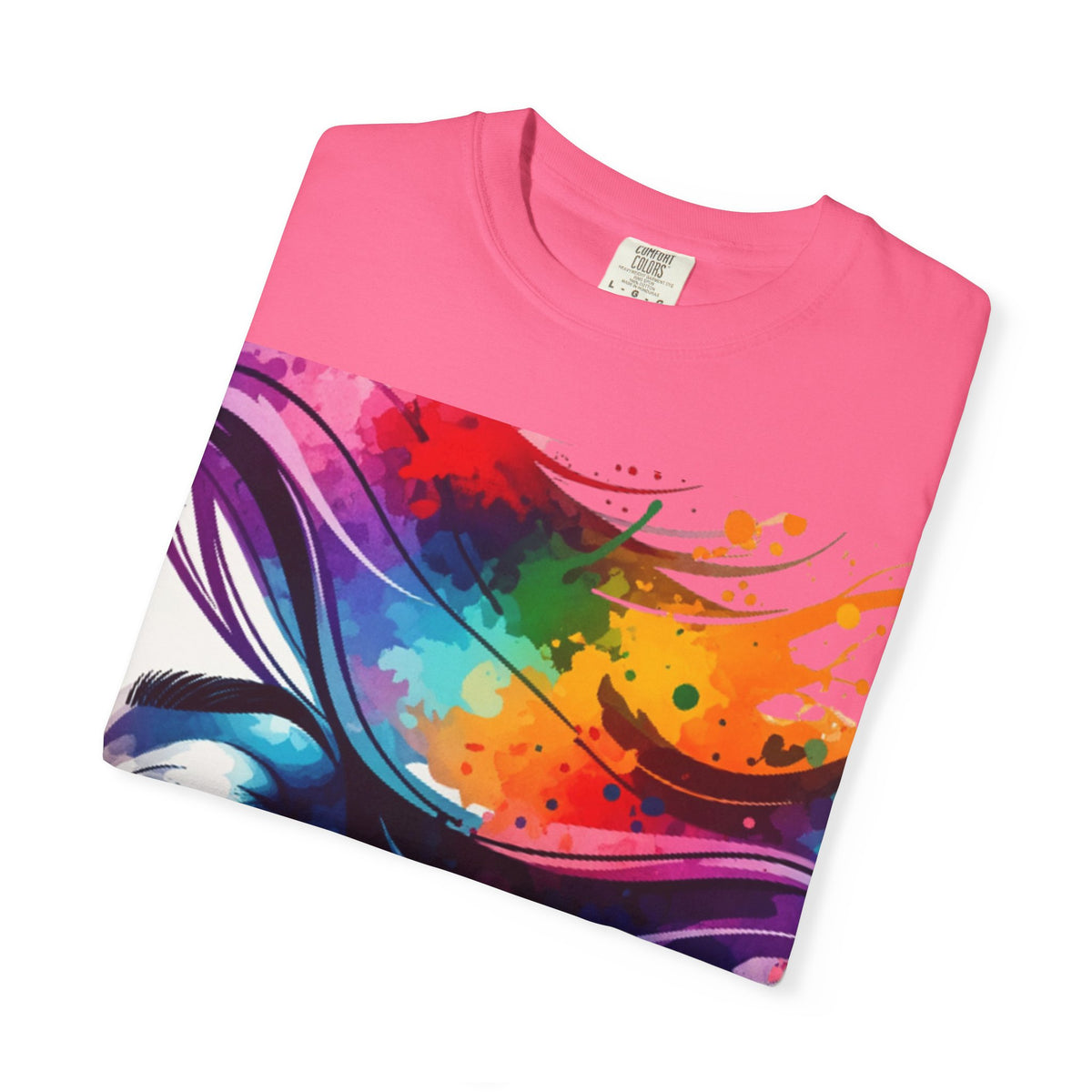 Vibrant Artistic T-Shirt for Creative Souls, Unisex Graphic Tee, Colorful Art Apparel, Perfect Gift for Art Lovers, Summer Fashion