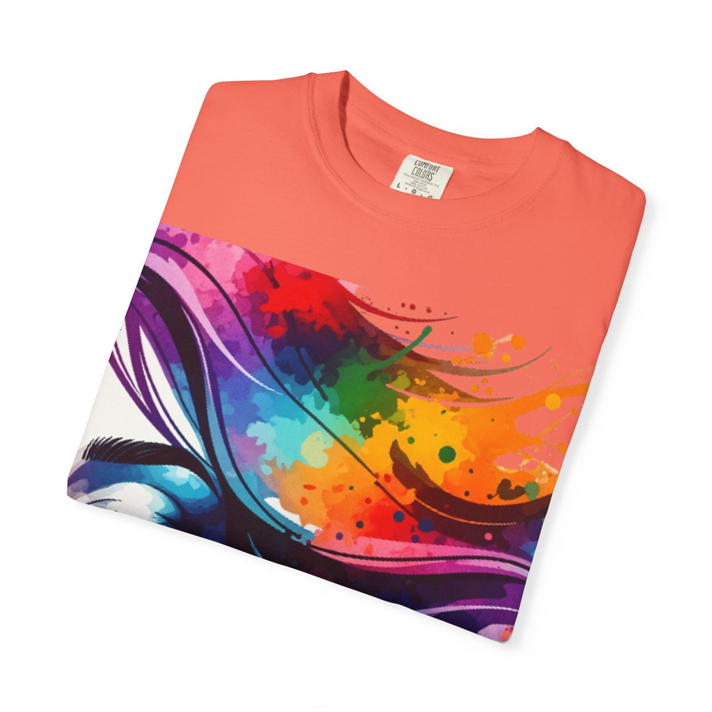 Vibrant Artistic T-Shirt for Creative Souls, Unisex Graphic Tee, Colorful Art Apparel, Perfect Gift for Art Lovers, Summer Fashion