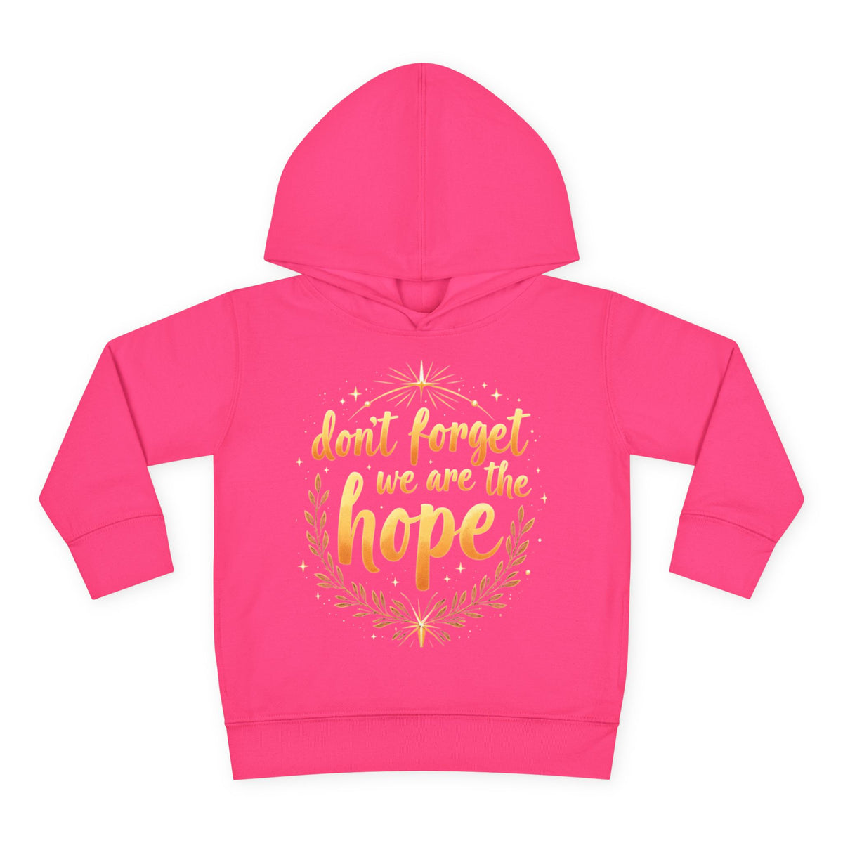 Hopeful Toddler Pullover Fleece Hoodie, Cute Youth Sweatshirt, Inspirational Kids Gear, Cozy Children’s Apparel, Perfect Gift for Birthdays