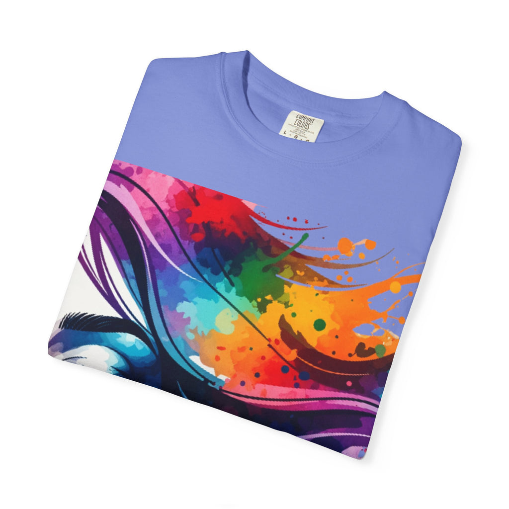 Vibrant Artistic T-Shirt for Creative Souls, Unisex Graphic Tee, Colorful Art Apparel, Perfect Gift for Art Lovers, Summer Fashion