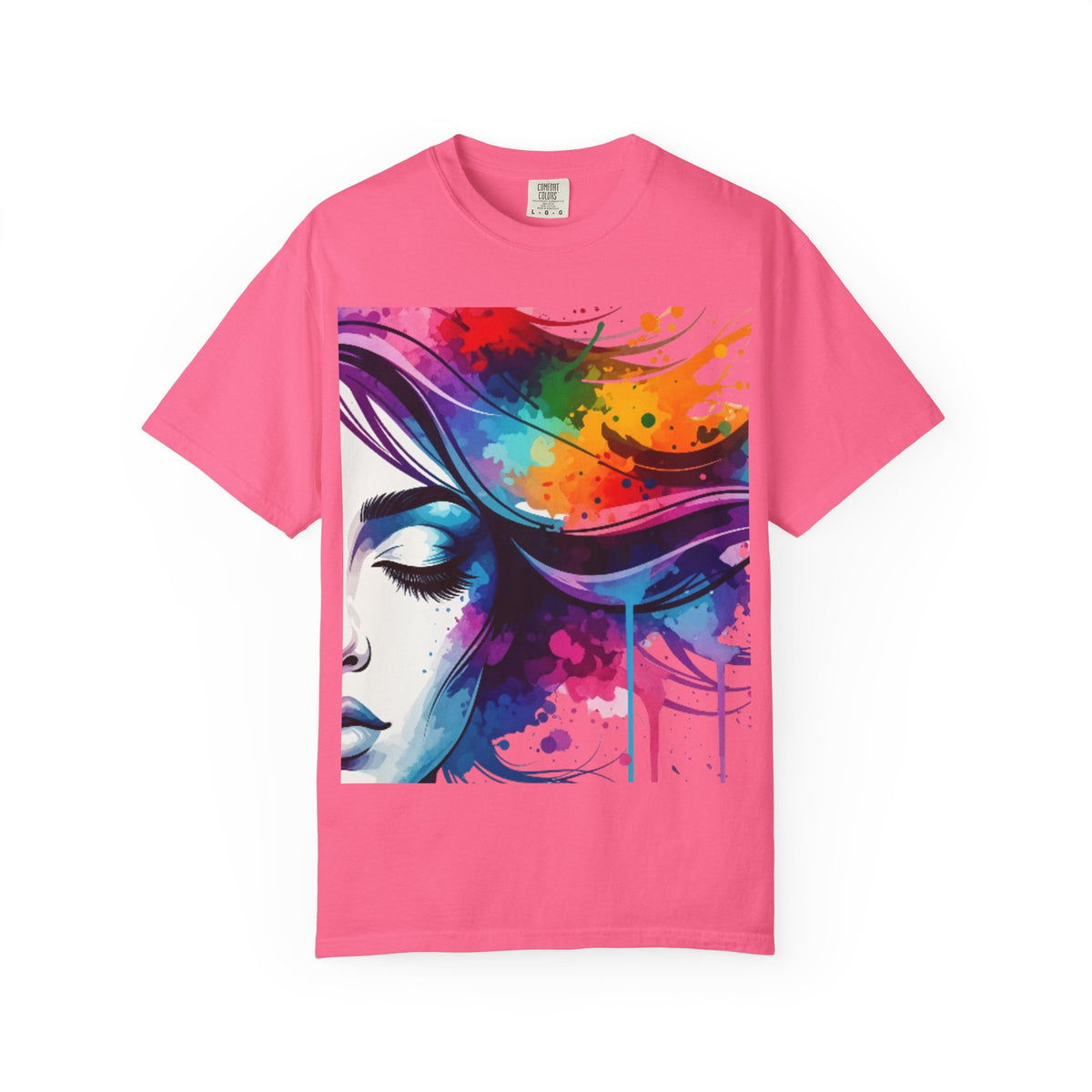 Vibrant Artistic T-Shirt for Creative Souls, Unisex Graphic Tee, Colorful Art Apparel, Perfect Gift for Art Lovers, Summer Fashion