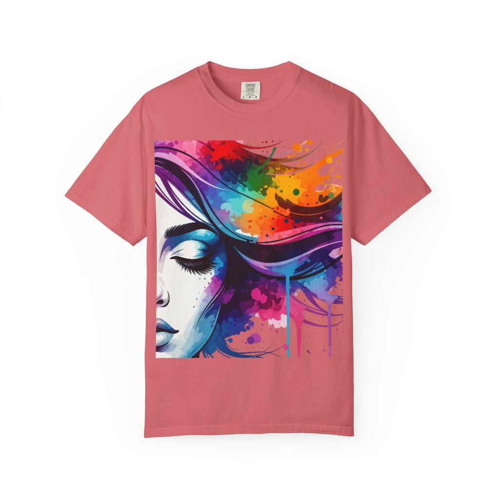 Vibrant Artistic T-Shirt for Creative Souls, Unisex Graphic Tee, Colorful Art Apparel, Perfect Gift for Art Lovers, Summer Fashion