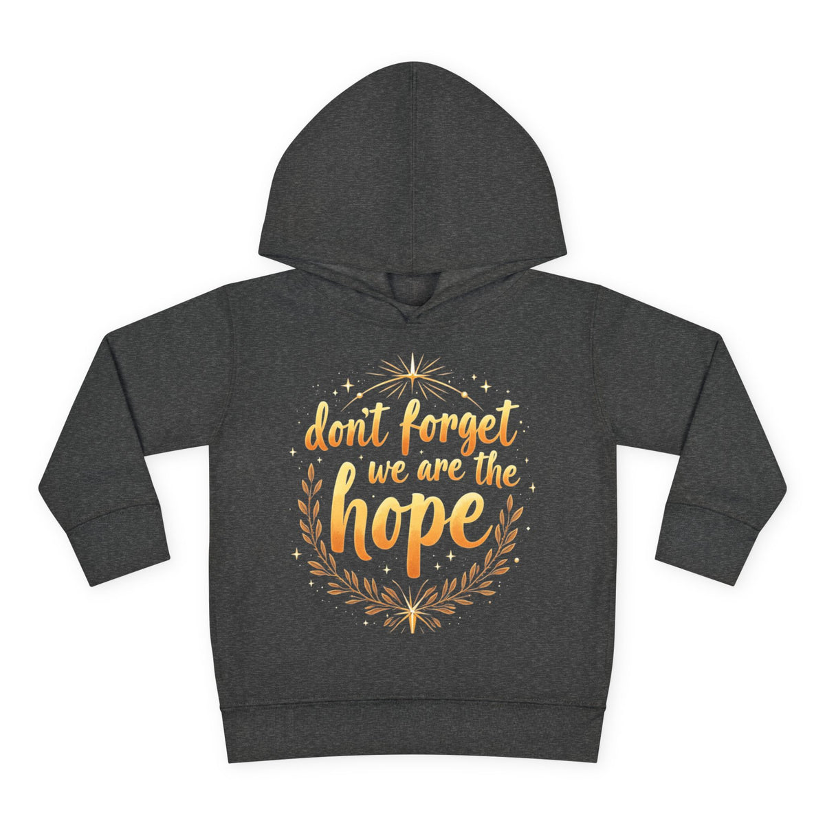 Hopeful Toddler Pullover Fleece Hoodie, Cute Youth Sweatshirt, Inspirational Kids Gear, Cozy Children’s Apparel, Perfect Gift for Birthdays