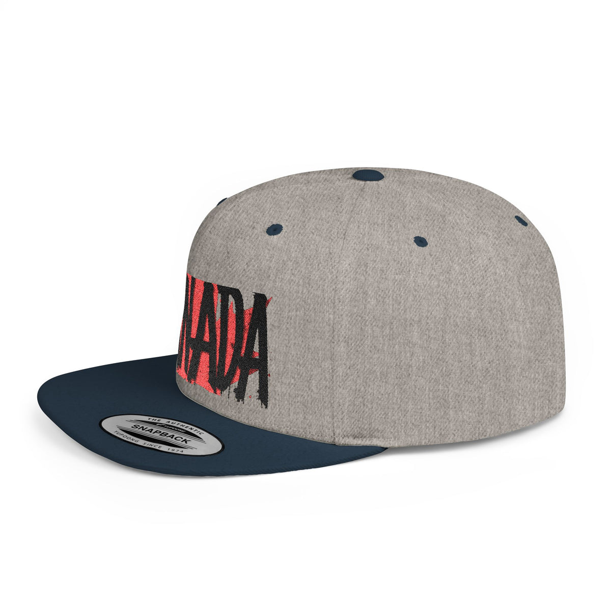 Canada Flat Bill Snapback Cap, Trendy Canada Hat, Stylish Gift, casquette