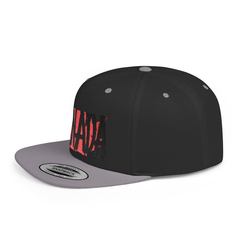 Canada Flat Bill Snapback Cap, Trendy Canada Hat, Stylish Gift, casquette