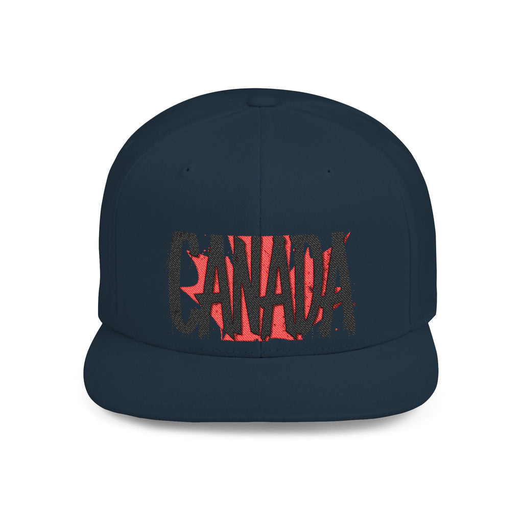 Canada Flat Bill Snapback Cap, Trendy Canada Hat, Stylish Gift, casquette