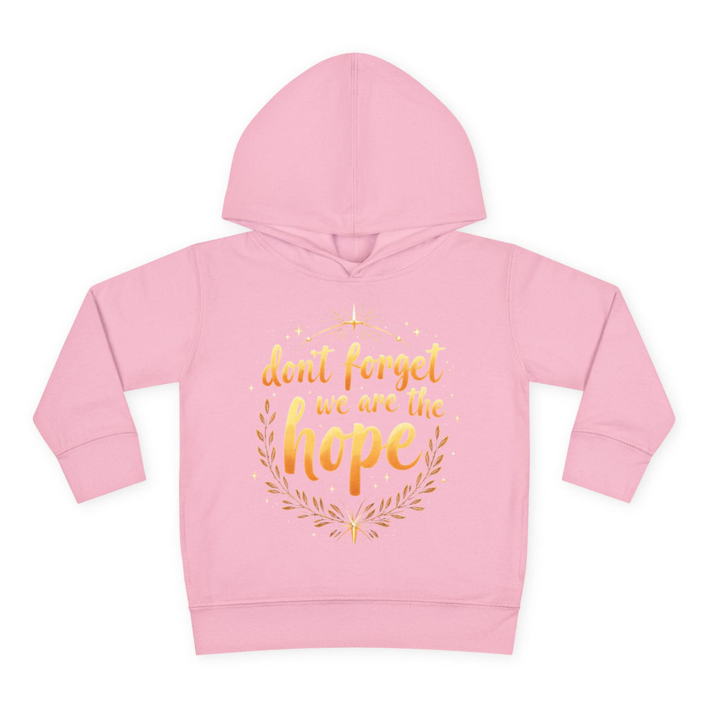 Hopeful Toddler Pullover Fleece Hoodie, Cute Youth Sweatshirt, Inspirational Kids Gear, Cozy Children’s Apparel, Perfect Gift for Birthdays