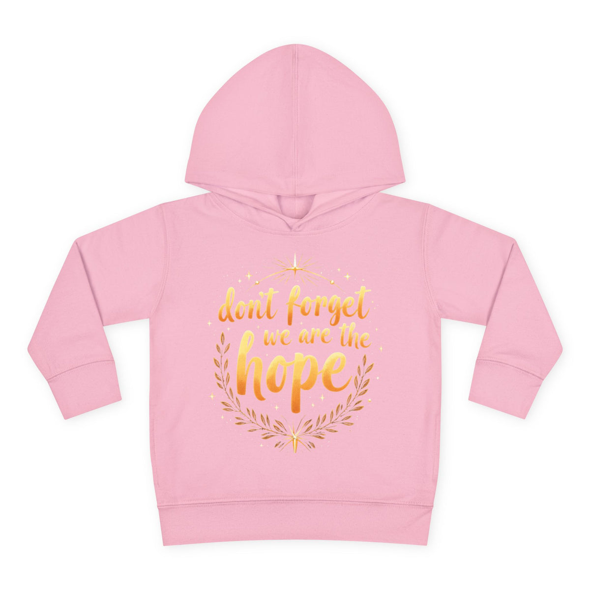 Hopeful Toddler Pullover Fleece Hoodie, Cute Youth Sweatshirt, Inspirational Kids Gear, Cozy Children’s Apparel, Perfect Gift for Birthdays