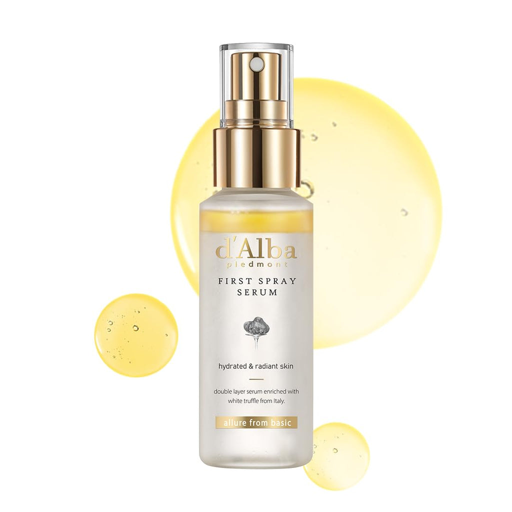 d'alba Piedmont Italian White Truffle First Spray Serum, Vegan Skin Care, Hydrating Face Moisturizer, Glow Serum for Radiant Skin, Non Comedogenic, All In One Mist, Korean skincare, 100ml