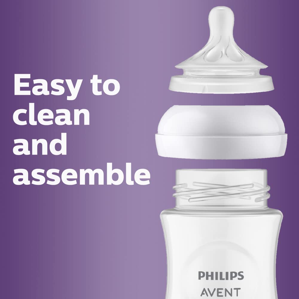Philips Avent Natural Response Nipples, Extra Fast Flow (Flow 5), 6m+, 4-pack, SCY965/44