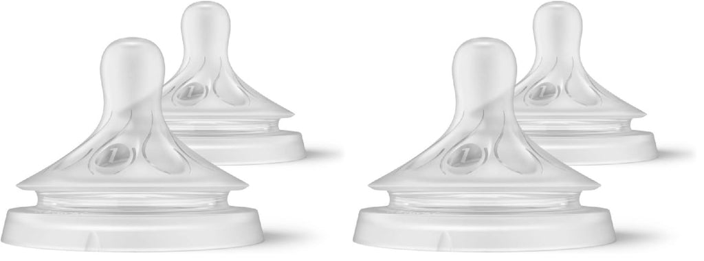 Philips Avent Natural Response Nipples, Extra Fast Flow (Flow 5), 6m+, 4-pack, SCY965/44