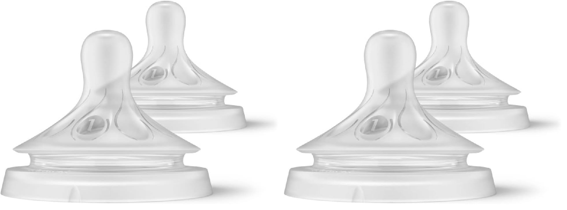 Philips Avent Natural Response Nipples, Extra Fast Flow (Flow 5), 6m+, 4-pack, SCY965/44
