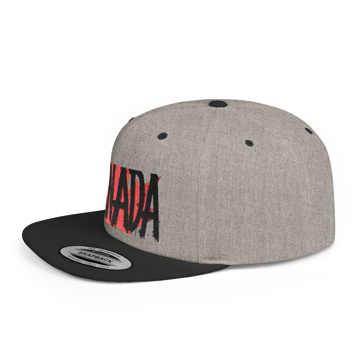 Canada Flat Bill Snapback Cap, Trendy Canada Hat, Stylish Gift, casquette