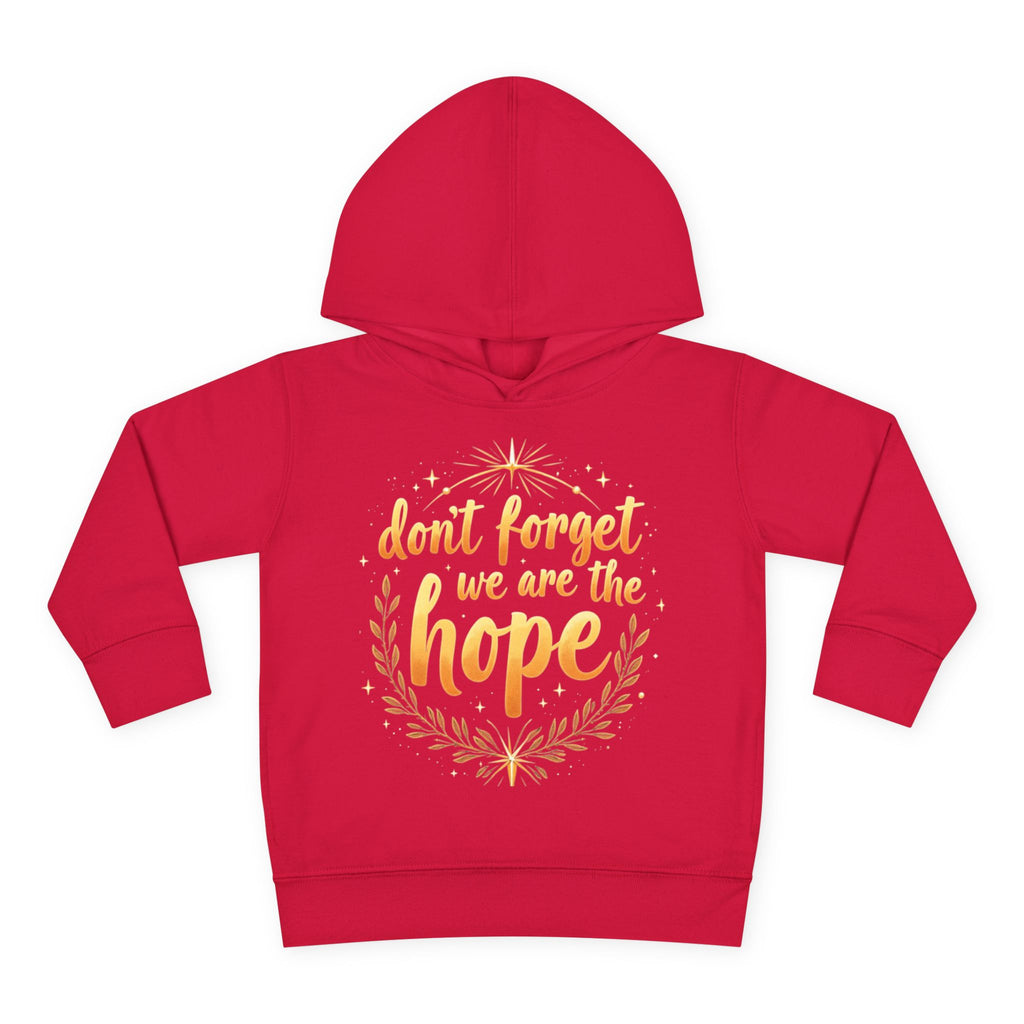 Hopeful Toddler Pullover Fleece Hoodie, Cute Youth Sweatshirt, Inspirational Kids Gear, Cozy Children’s Apparel, Perfect Gift for Birthdays
