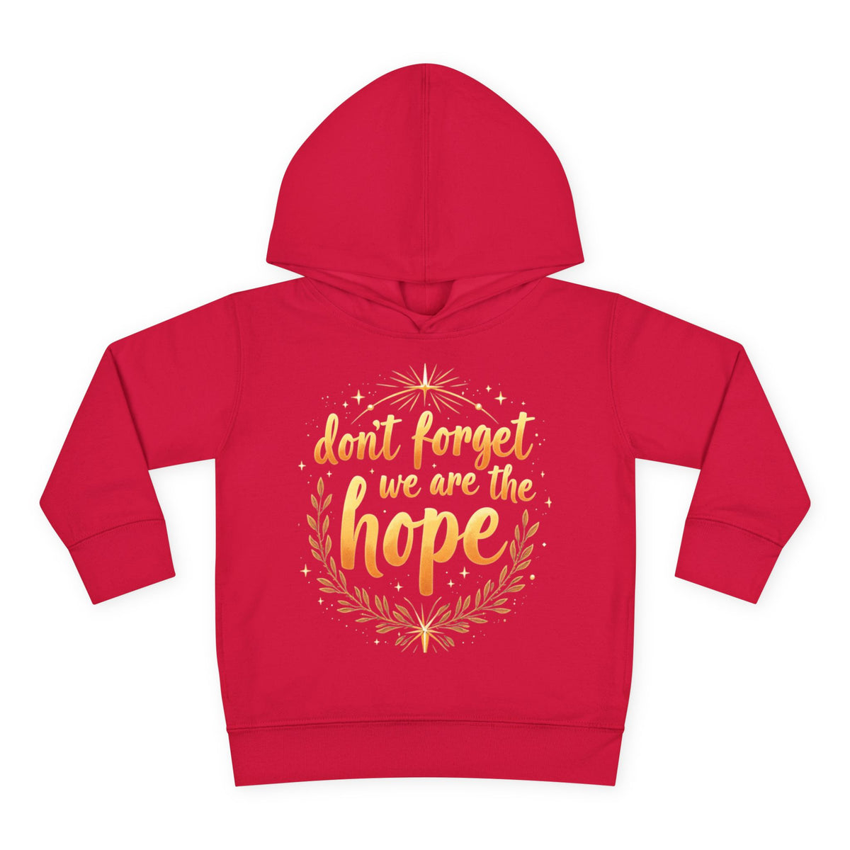 Hopeful Toddler Pullover Fleece Hoodie, Cute Youth Sweatshirt, Inspirational Kids Gear, Cozy Children’s Apparel, Perfect Gift for Birthdays
