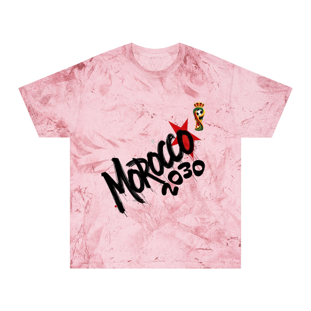 Unisex Color Blast T-Shirt, Morocco 2030 Tee, Trendy Graphic Shirt, Casual [...]