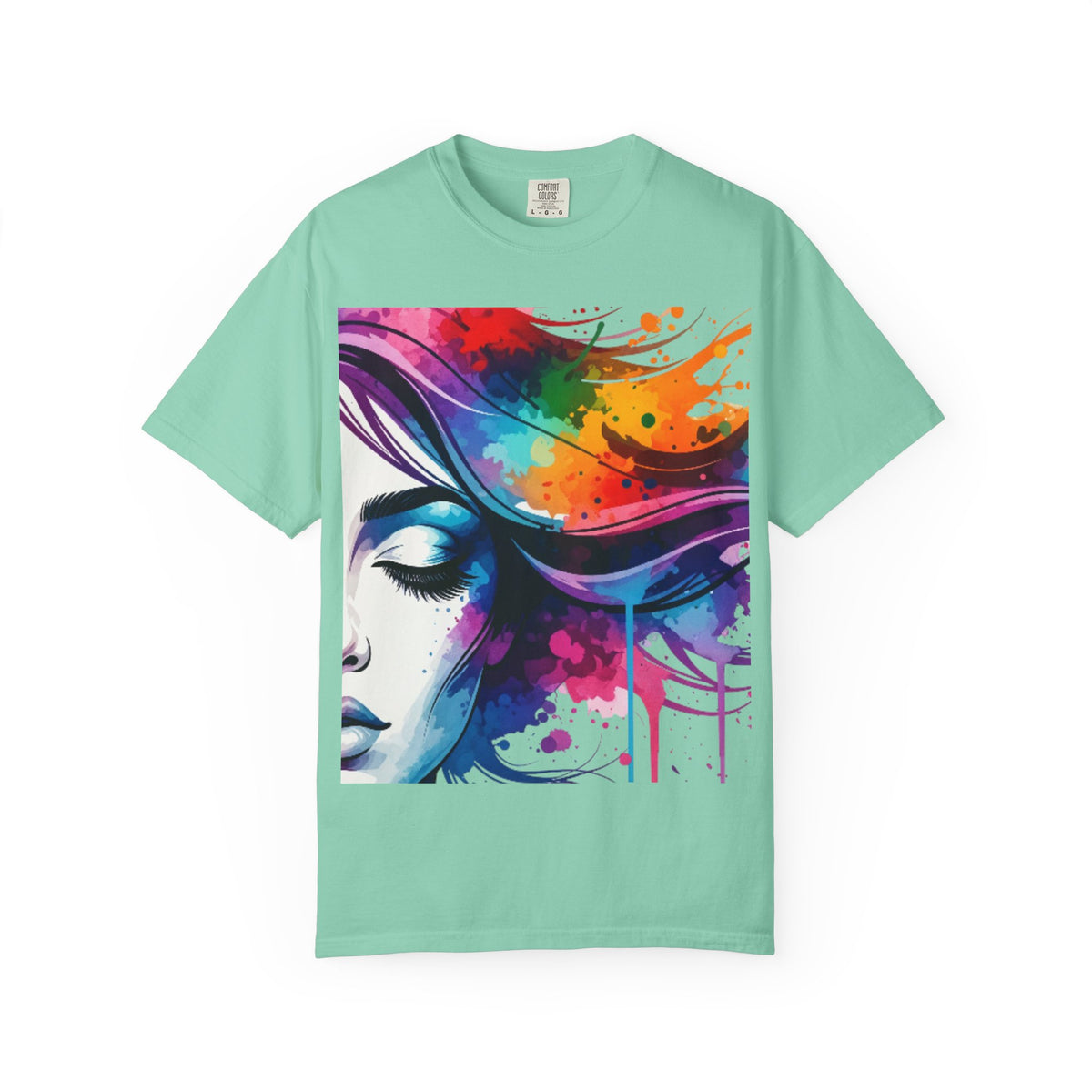 Vibrant Artistic T-Shirt for Creative Souls, Unisex Graphic Tee, Colorful Art Apparel, Perfect Gift for Art Lovers, Summer Fashion