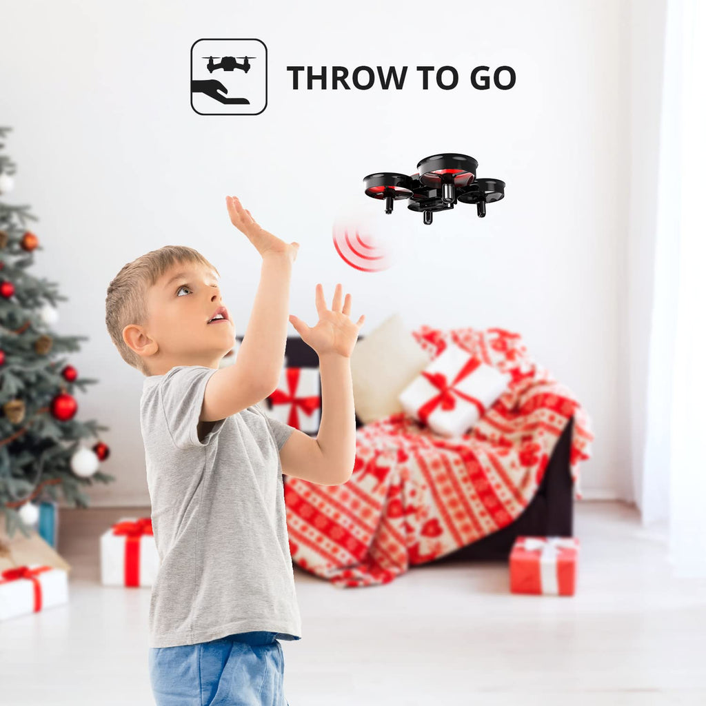 Holy Stone Mini Drone for Kids and Beginners RC Nano Quadcopter Indoor Small Helicopter Plane with Auto Hovering, 3D Flip, Headless Mode and 3 Batteries, Great Gift Toy for Boys and Girls