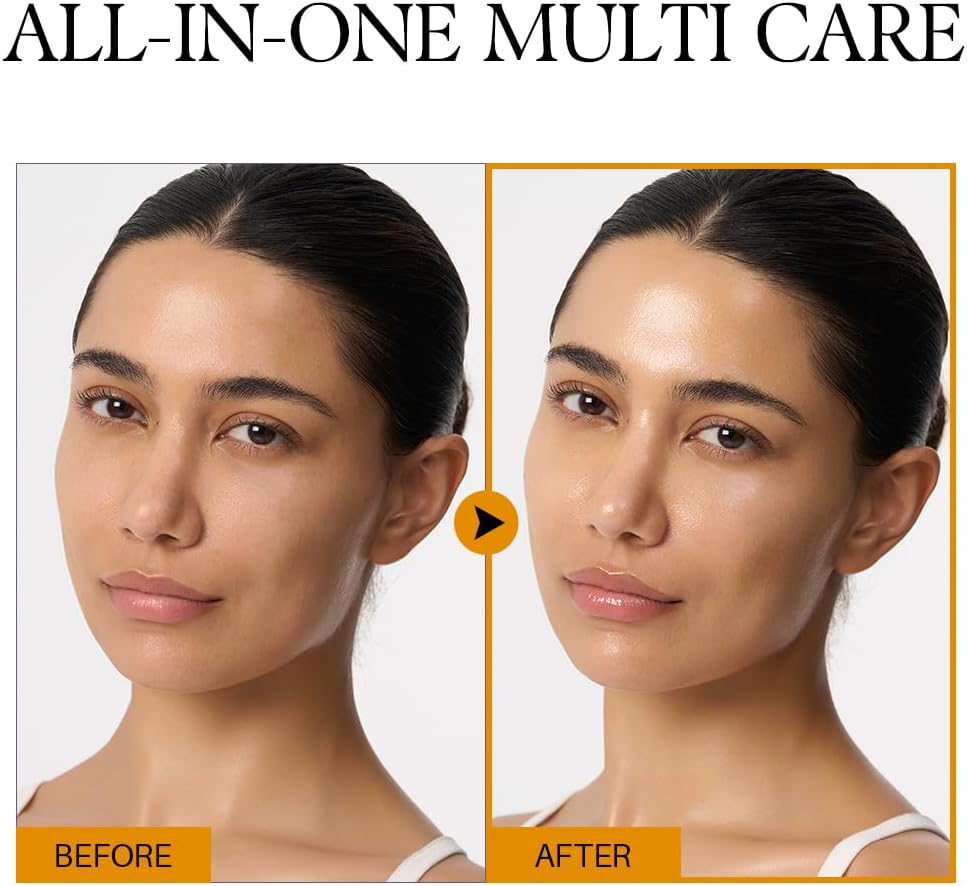 d'Alba soin visage, rendu avant/après peau plus lisse et éclat