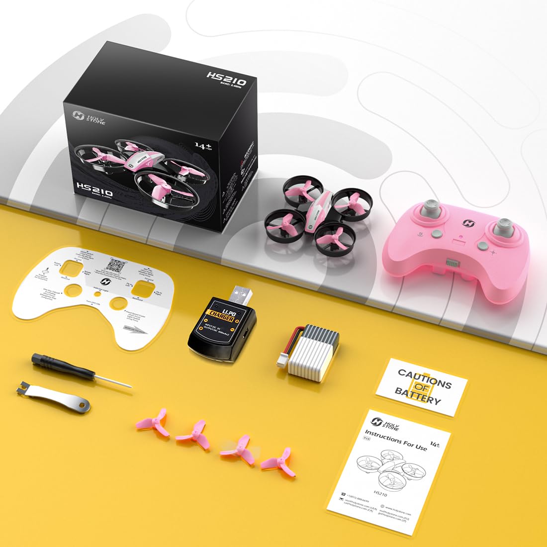 Holy Stone Mini Drone for Kids and Beginners RC Nano Quadcopter Indoor Small Helicopter Plane with Auto Hovering, 3D Flip, Headless Mode and 3 Batteries, Great Gift Toy for Boys and Girls
