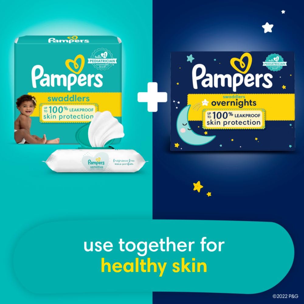 Pampers, Swaddlers Diapers, Ultra Absorbent Disposable Infant Diaper, Size 5 (12.25+ kg), 100 Count