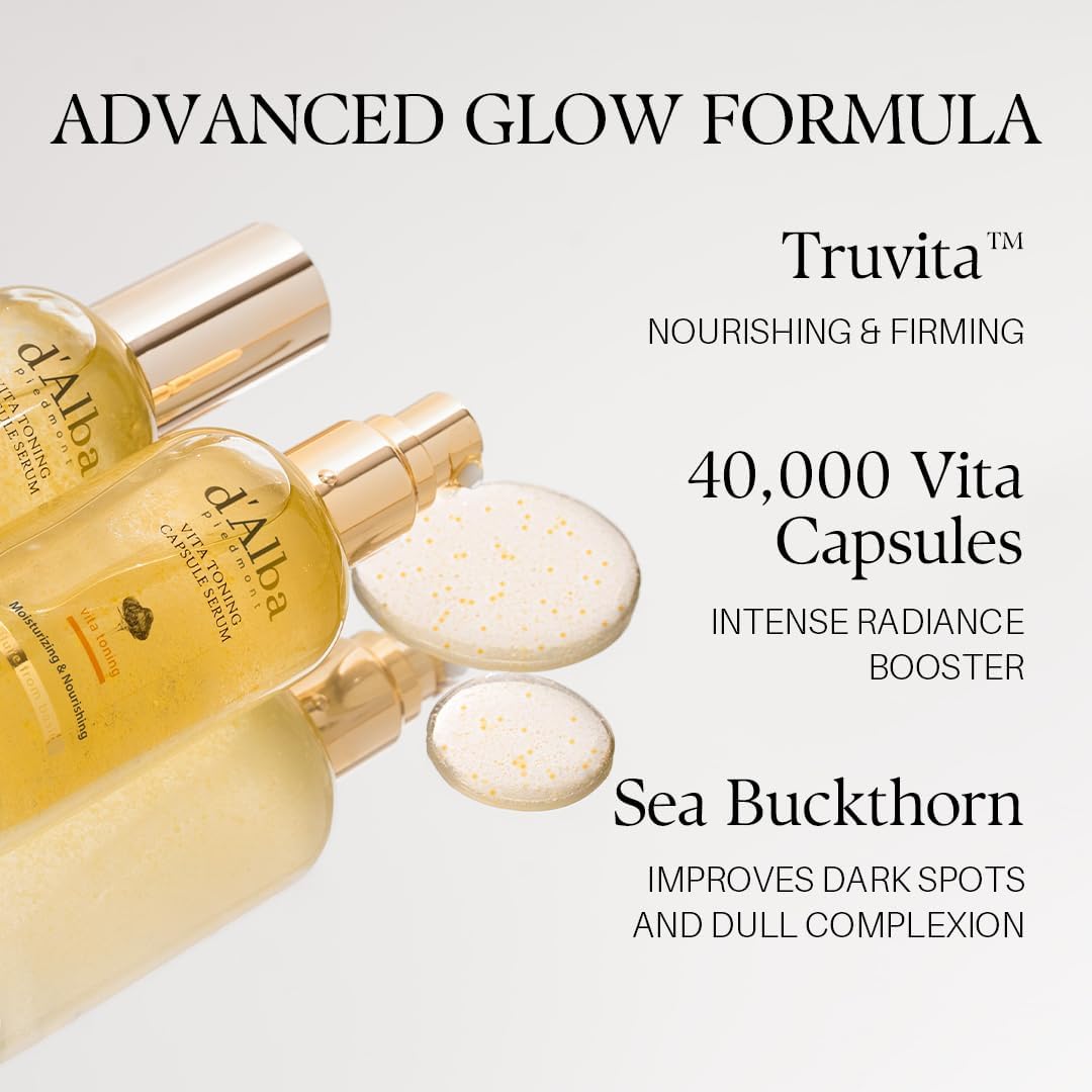 Flacons de sérum et capsules rondes translucides pour une formule glow